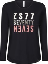 Zoso 216 Fenna Shirt With Prints Navy - XL