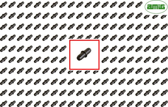 AMIG – Support étagère Ø5 x 16mm – Zwart Metal – Value pack 200 pcs