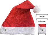 PD® - Kerstmuts met verlichte bol - Rood - Kerst - 40 cm - incl. batterijen