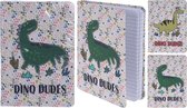 Dino Dudes notitieboek A5 dino