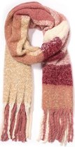 Dielay - Warme Sjaal met Ruit - 190x50 cm - Multicolor