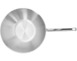 Demeyere Senses 5 RVS Wokpan - Inductie - 30 cm – PTFE en PFAS Vrij