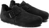 Birkenstock London VL Shearling Narrow Clogs - Zwart - Maat - 44