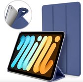 iPad Mini 6 Hoesje Siliconen Cover Hoes Case - Blauw