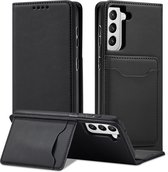Samsung Galaxy A50 PU Leren Bookcase | Lederen Wallet Case | Telefoonhoesje | Pasjeshouder | Zwart