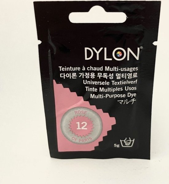 Dylon Universele Textielverf Handwas - Rose of Paris (12) - 5 gr | bol.com