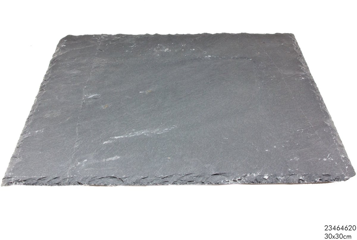 serveerplanken - leisteen - 30 x 30 cm - onderzetters