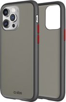Apple iPhone 13 Pro Hoesje - SBS - Rim Serie - Hard Kunststof Backcover - Zwart - Hoesje Geschikt Voor Apple iPhone 13 Pro
