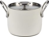 Serax Pure by Pascale Naessens - Kookpot - 4L - D 18 cm - H 15,2 cm - Wit - (incl. receptenboekje)