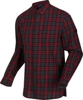 Het Regatta Lance shirt - outdoorshirt - heren - katoen - Coolweave - rood