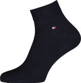 Tommy Hilfiger Quarter Socks (2-pack) - herensokken katoen kort - blauw - Maat: 39-42