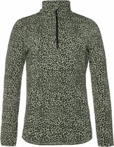 Protest Dahliay dames ski pulli met rits groen dessin