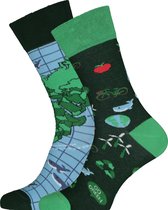 Many Mornings sokken Save The Planet 2 - Unisex - Maat: 39-42