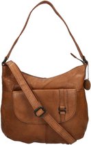 Spikes & Sparrow Medium  Schoudertas / Crossbody Tas  Dames -  Leer - Bronco     -  Cognac