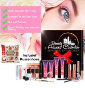 ‎Aifanciey Adventskalender 2021 inclusief kussenhoes | make-up – vrouwen – kerstcadeau – sinterklaas cadeau – cadeauset - kerstmis - beautyset