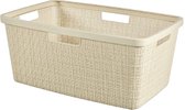 Curver Jute - Wasmand - Cream - 46L - 59.4x39.4xh25cm - (Set van 2)