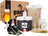 Brew Monkey Compleet Blond - Bierbrouwpakket - Zelf bier brouwen pakket - Startpakket - Gadgets Mannen - Cadeau - Sinterklaas Cadeautjes - Kerstcadeau voor Mannen en Vrouwen - Kerstkado