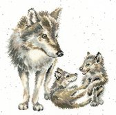 Borduurpakket Wolf Pack - Bothy Threads