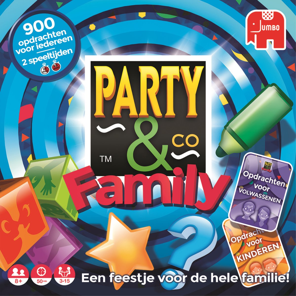 Klooster Op grote schaal spier Jumbo Party & Co Family - Bordspel | Games | bol.com