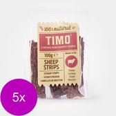 Timo Strips 100 g - Hondensnacks - 5 x Schaap