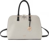 DaVinci: Florence 14" Schouder laptoptas voor dames - licht grijs / donker grijs