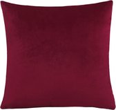 Fluweel Kussenhoes - rood - 1 stuks  - 45x45 cm - diverse kleuren - polyester - case - home Decoratieve Kussenhoes