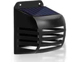 Solar wandlamp buiten 'Stripe' - Set van 4 stuks - Tuinverlichting op zonne-energie geschikt voor schutting - Zwart Solar wandlamp buiten 'Stripe' - Set van 4 stuks - Tuinverlichting op zonne-energie geschikt voor schutting - Zwart