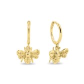 Xoo - Oorbel - Oorring - Bij - Bijen - Bijtjes - Goud - 925 zilver - Goldplated