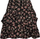 Lofty Manner Rok Skirt Ivana M049 Pink Black Dames Maat - 44