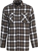 STØRVIK DAWSON Flanellen Werkoverhemd Heren - Geruwd Katoen - Houthakkersblouse - Maat M - Olijfgroen / Zwart