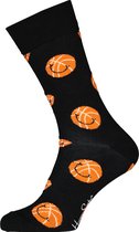 Happy Socks Balls Sock - unisex sokken - zwart met ballen - Unisex - Maat: 41-46