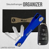 Nolad | Sleutelhanger | Sleutel Organizer | Key Organizer | Aluminium | Inclusief Carabijnhaak | Origineel cadeau | Limited Edition | Blauw