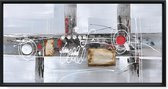 BALTAZAR handgeschilderd doek - 60x120CM
