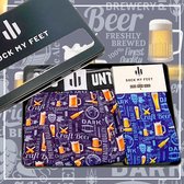 2pack Untouched Craft Beer boxershort heren + Socks - 43-46 - S - Grappige cadeaus - Vaderdag cadeautje voor hem - Heren geschenkset - Heren cadeautips