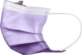 Akzenta Type IIR wegwerp medische mondkapjes lila met oorlussen | EN14683:2019 | 98% filtratie, vloeistofbestendig ch irurgisch mondmaskers - 3 laags masker - 50 stuks  Made in Swi