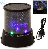 NOVIT - Sterren projector nachtlampje kinderen - Galaxy Projector - sterrenhemel projector - star space -  sterrenprojector - Projectorlampen - sterrenlamp sterren lamp