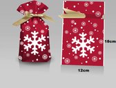 Cadeauzakjes | Cadeauverpakkingen | Kerst | Kerstman | Kerstboom | Kerst | Kerstmis | Christmas | Xmas | Sneeuwvlok | 5 stuks