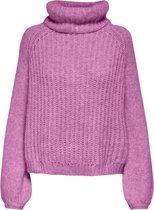 Only Trui Onlscala L/s Rollneck Pullover Knt 15236196 Opera Mauve Dames Maat - L