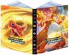Afbeelding van het spelletje Charizard & Charmander - Pokémon Verzamelmap voor 216 kaarten + Pokémon Balpen + 5 Pokémon stickers | Pokemon verzamelalbum Kaarten Map