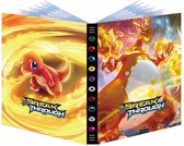 Charizard & Charmander - Pokémon Verzamelmap voor 216 kaarten + Pokémon Balpen + 5 Pokémon stickers | Pokemon verzamelalbum Kaarten Map