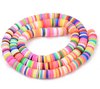 foto van Pop | KATSUKI Polymeer Fimo kralen Disc Beads 8x1mm ±380 stuks MIX HEISHI