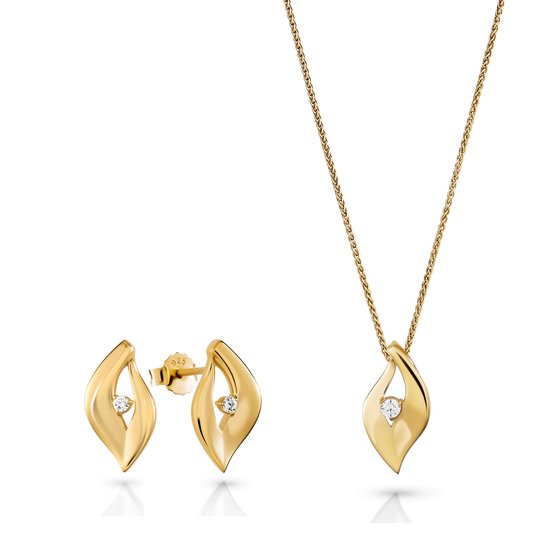 Orphelia SET-7519/G - Ketting(en) met oorbel(len) - Zilver 925