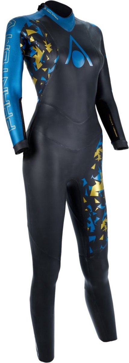 Aquasphere Phantom V3 - Wetsuit - Dames - Zwart/Blauw - M