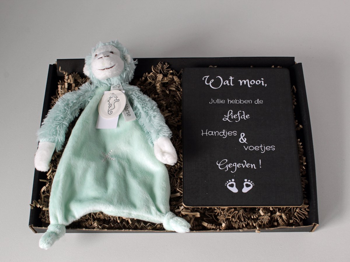 Goedkoopste Brievenbus cadeau Monckey Mickey Tuttle - kraam cadeau - cadeau geboorte