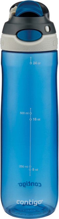 Contigo AUTOSPOUT Water Chug Bottles 3 per pack BLUE / TEAL / PURPLE 24