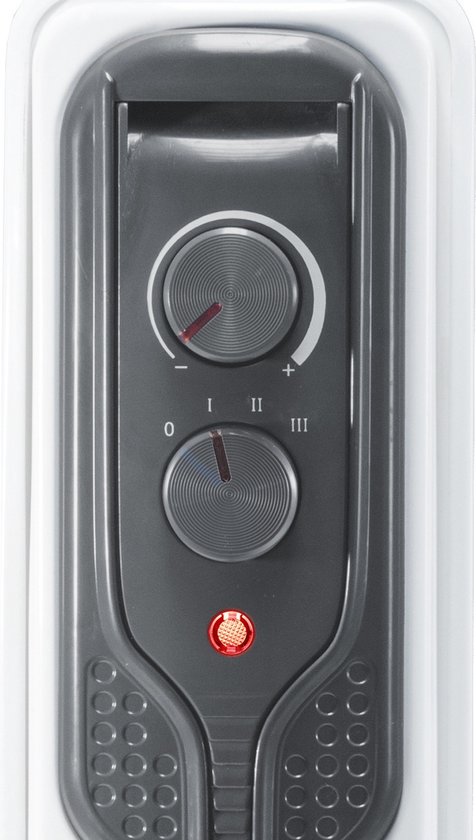 TROTEC olieradiator TRH 24 E - 2.200 W elektrische radiator met 11 lamellen, 3 warmtestanden, traploze thermostaat en veiligheidsafschakeling