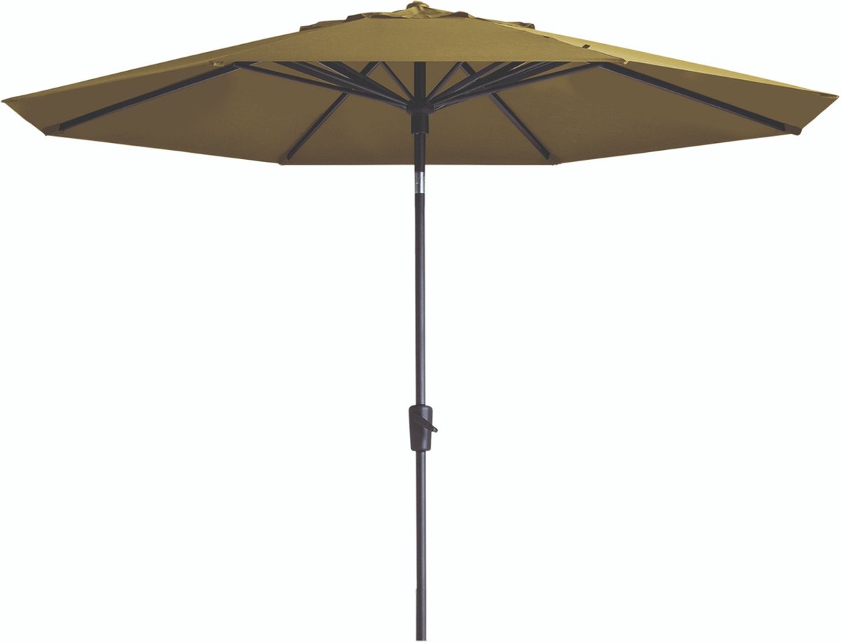 Bol.com Madison - Parasol Paros II Round Sage Green - 300cm - Groen aanbieding