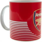 Arsenal tas - mok line rood