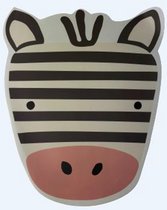 Dieren placemat BOER - Zebra - Kunststof - Multicolor - Set van 2 - 40 x 35 cm