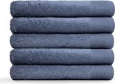 Solepaxx Hotelkwaliteit badhanddoeken [5stuks] 70x140 Donker blauw